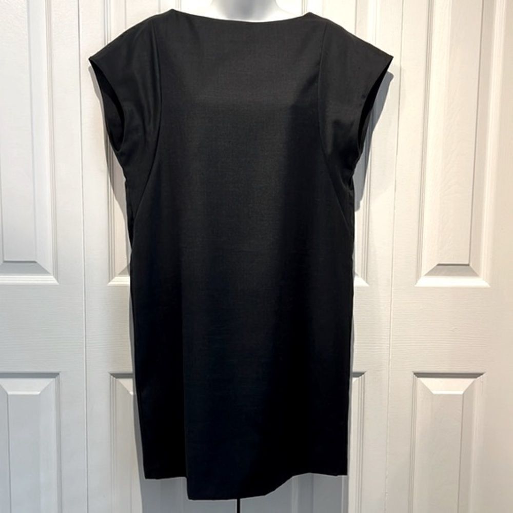 UniQlo Charcoal Grey Cap Sleeve‎ Wool Blend Dress Size S